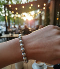 Pulsera bolitas color Plata