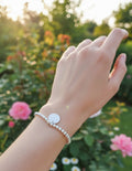 Pulsera Plata de Ley 925 Elastica Modelo Placa