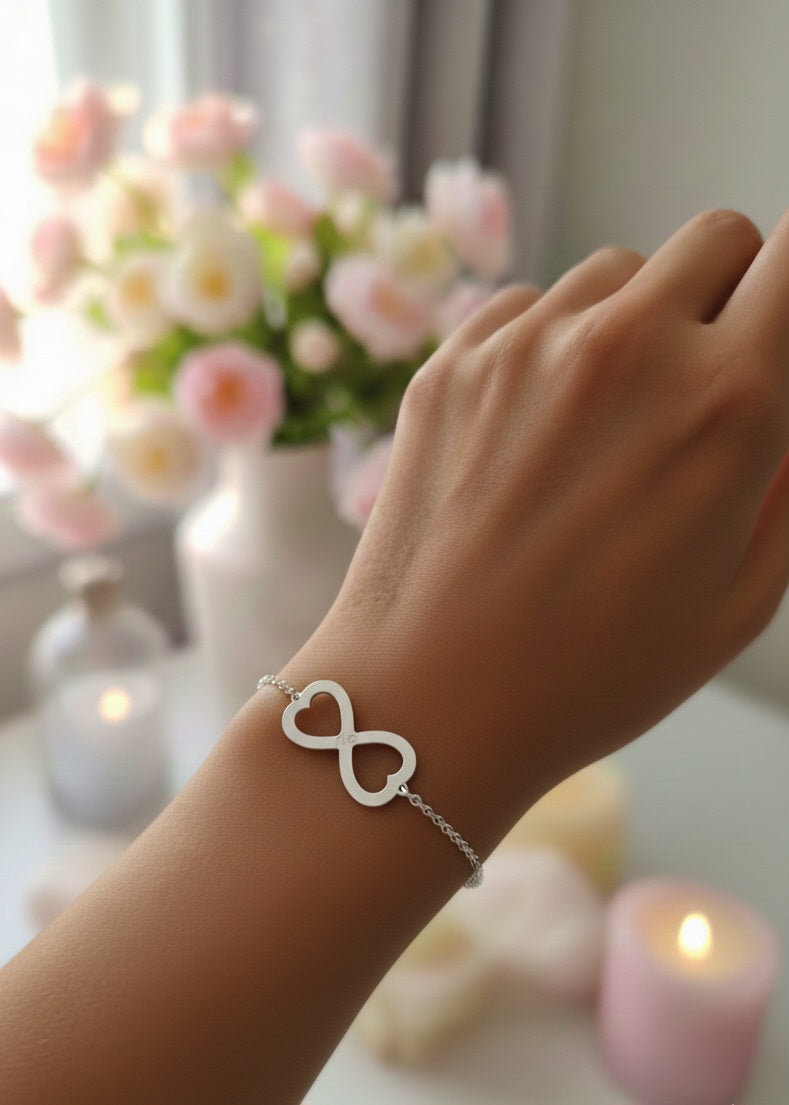 Pulsera Plata de Ley 925 Modelo Infinito