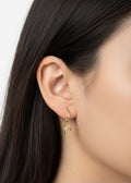 Aros Plata de Ley 925 Chapados Oro Modelo Herradura