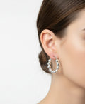 Aros Plata de Ley 925 Modelo Bolita Grande