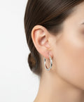 Aros Plata de Ley 925 Modelo Cuadrado