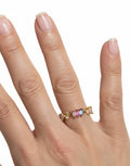 Anillo Plata de Ley Chapado Oro