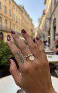 Anillo Plata Elastico Modelo Placa