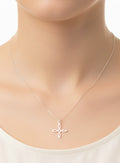 Collar Plata de Ley 925 Modelo Nudo de Bruja