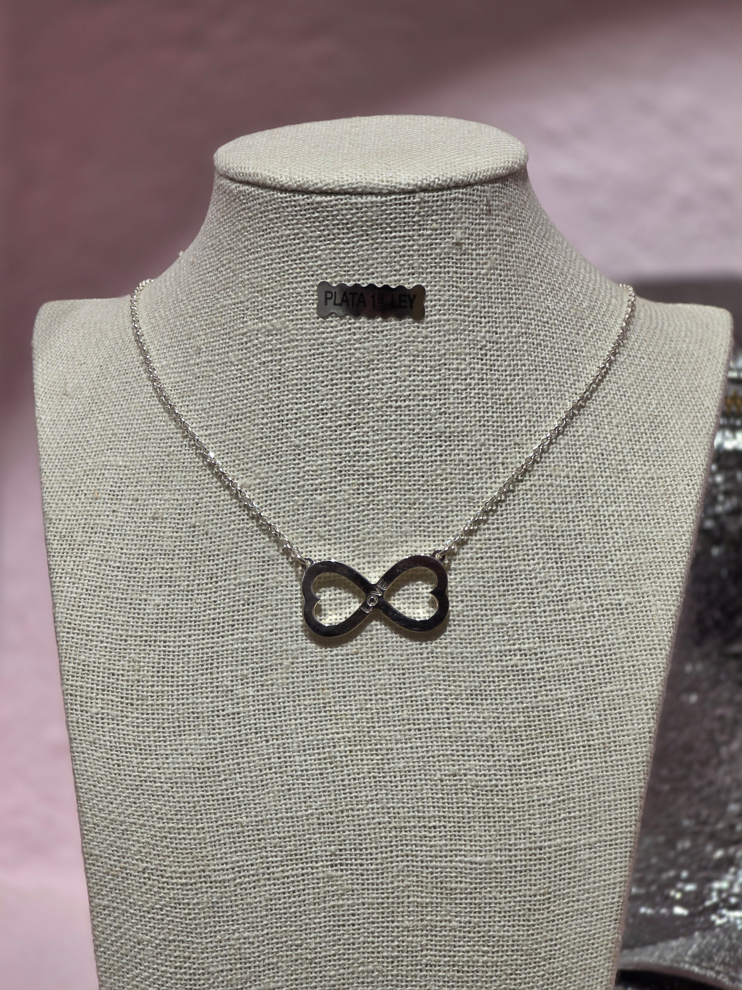 Collar Plata de Ley 925 Modelo Infinito